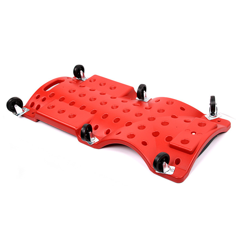 36 Inch Auto Repair Lying Board with Light Auto Creeper Seat Repairing Tool Car Creeper 6 Wheels Auto chassis maintenance scoote