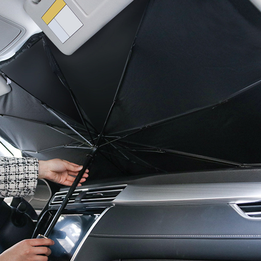 Best Selling Automatic whindshield sun visor windshield sun shade auto portable sunshade umbrella