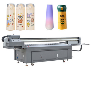 High Quality G5i Printhead Thermos Cup Plastic Bottle Mug UV Printing Machine 3D Relief Digital Printer Cylinder UV Printer