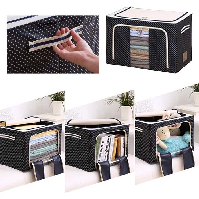 Large Capacity Clothes Storage Bag Clothes Storage Box Organizers for Blankets Under Bed Storage Container