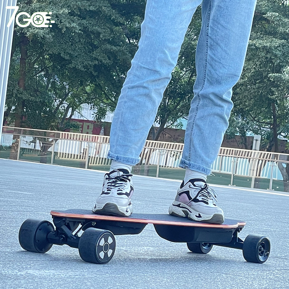 7Go Drop shipping USA EU warehouse stock 8000mah lithium battery electric skateboard with PU wheel for adult