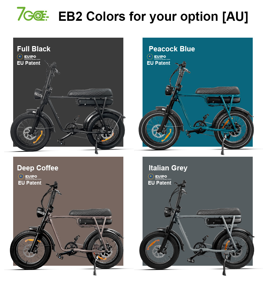 EB4 EB2 Fat tire electric bike Us Eu Uk Ca warehouse E-Bike 750W 1000W Electr Off-Road City step over Ebike fat bike electric