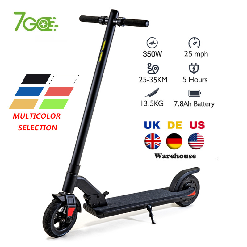 High Speed 30Km/H Foldable Electric Scooter 8 Inch Tire 350W Powerful Motor Wheel Kick Folding Electric Scooter Adults E Scooter