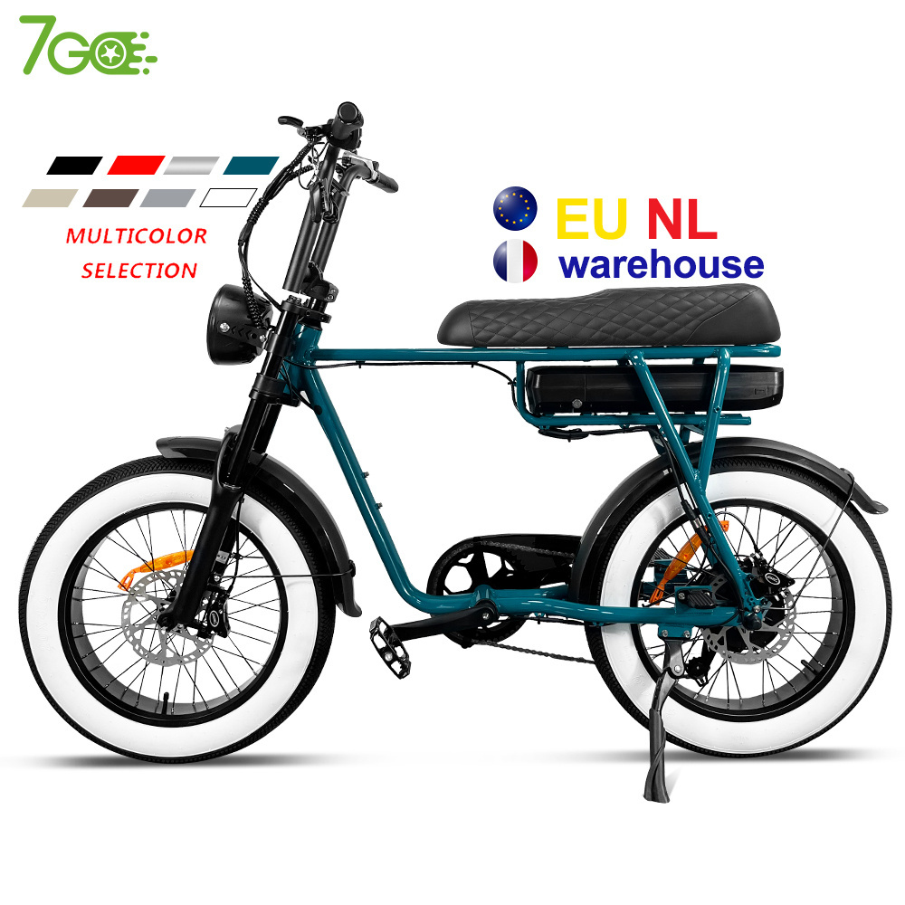 7Go 250w fat tire  Electric Bike 20inch Fat Tire E-bike  Urban Electric Bicycle 25km/h Adult Fatbike City Road Ebike