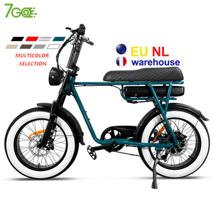 7Go 250w fat tire  Electric Bike 20inch Fat Tire E-bike  Urban Electric Bicycle 25km/h Adult Fatbike City Road Ebike