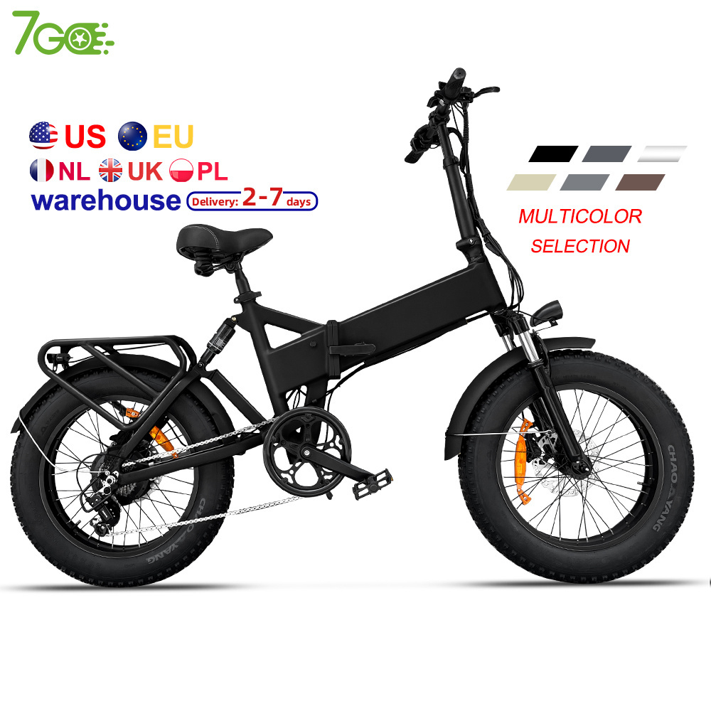 USA warehouse free shipping 48v 17.5ah 750w 1000w 20 inch  Japanese bicycle electrique electric folding e bike eu warehouse