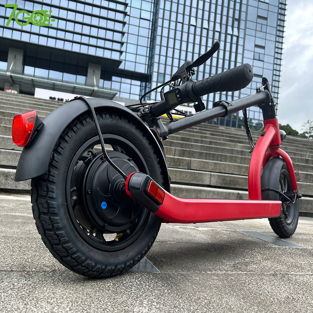 7GO 12 inch tyre 48V 10AH 500W 25km/h Weight 22kg Range 45km Bearing 330LBS folding extreme electric moped scooter adult kids