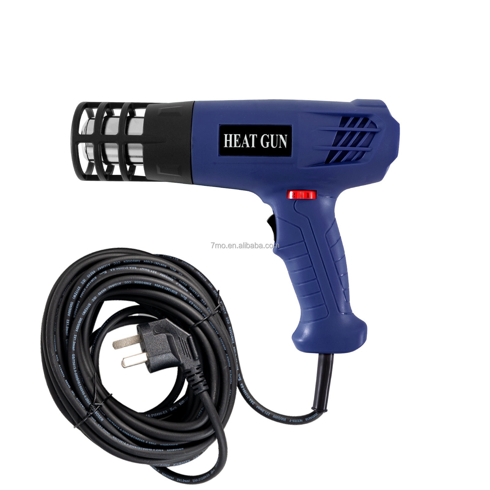 7mo Wholesale 220V 9m Wire Hot Air Gun 2000W Heat Gun Car Wrapping Tool Heating Drying Gun