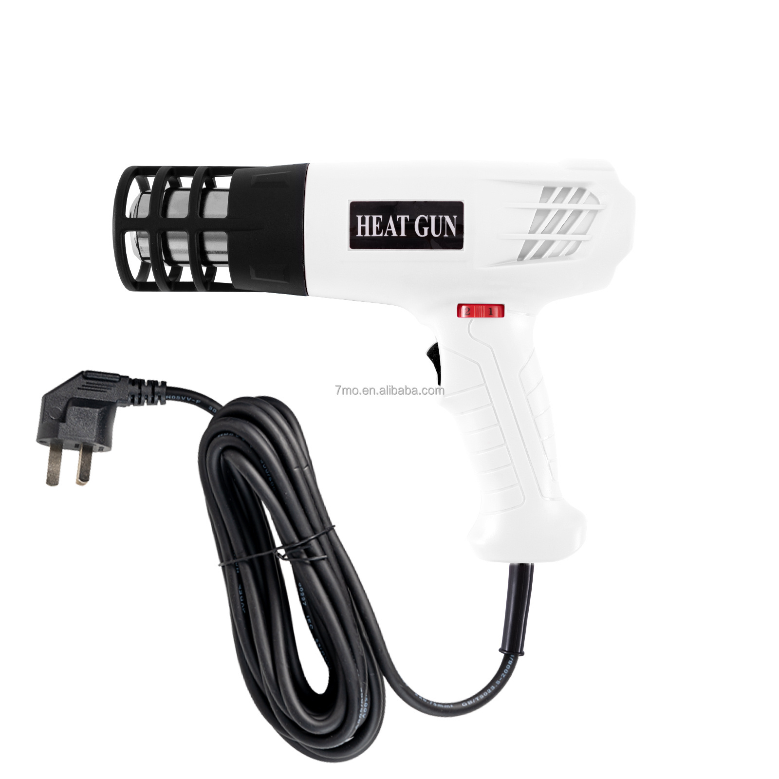 7mo 110V 5m Line Hot Air Gun High Temperature Car Wrapping Tool Heating Drying Gun Heat Gun