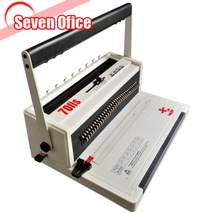 A4 Size wire binder 3:1 Double metal wire o Binding machine with 34 holes wire loop book binder machine