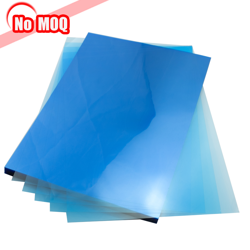 NO MOQ factory price colorful transparent plastic a4 pvc binding cover