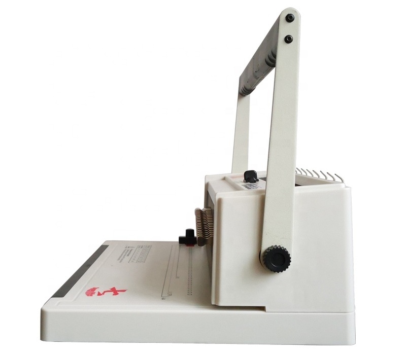 A4 Size wire binder 3:1 Double metal wire o Binding machine with 34 holes wire loop book binder machine