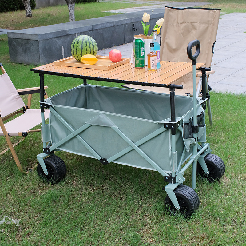 Collapsible Folding Beach Cart Portable Outdoor Camping Pet Trolley