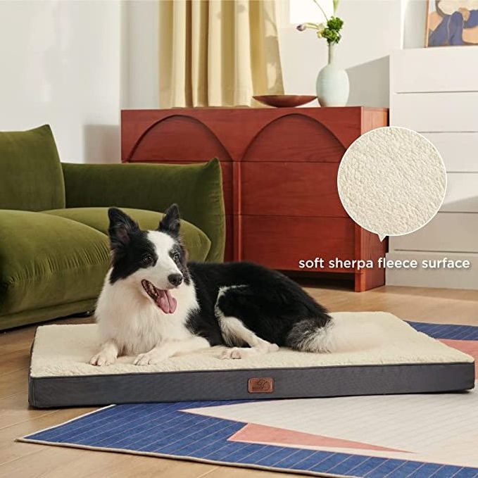 Orthopedic Memory Foam Washable Removable Cushion Cover Pet Dog Bed