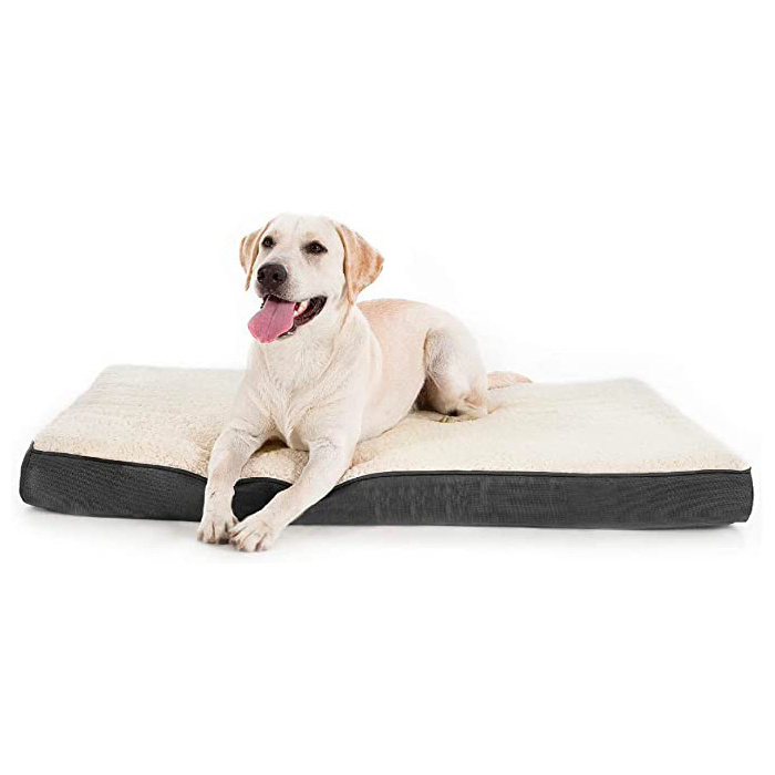 Orthopedic Memory Foam Washable Removable Cushion Cover Pet Dog Bed