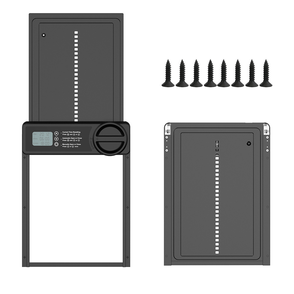 Upgraded Aluminum Alloy Remote Controls with Timer and Light Sensor Farm Automatic Chicken Coop Door