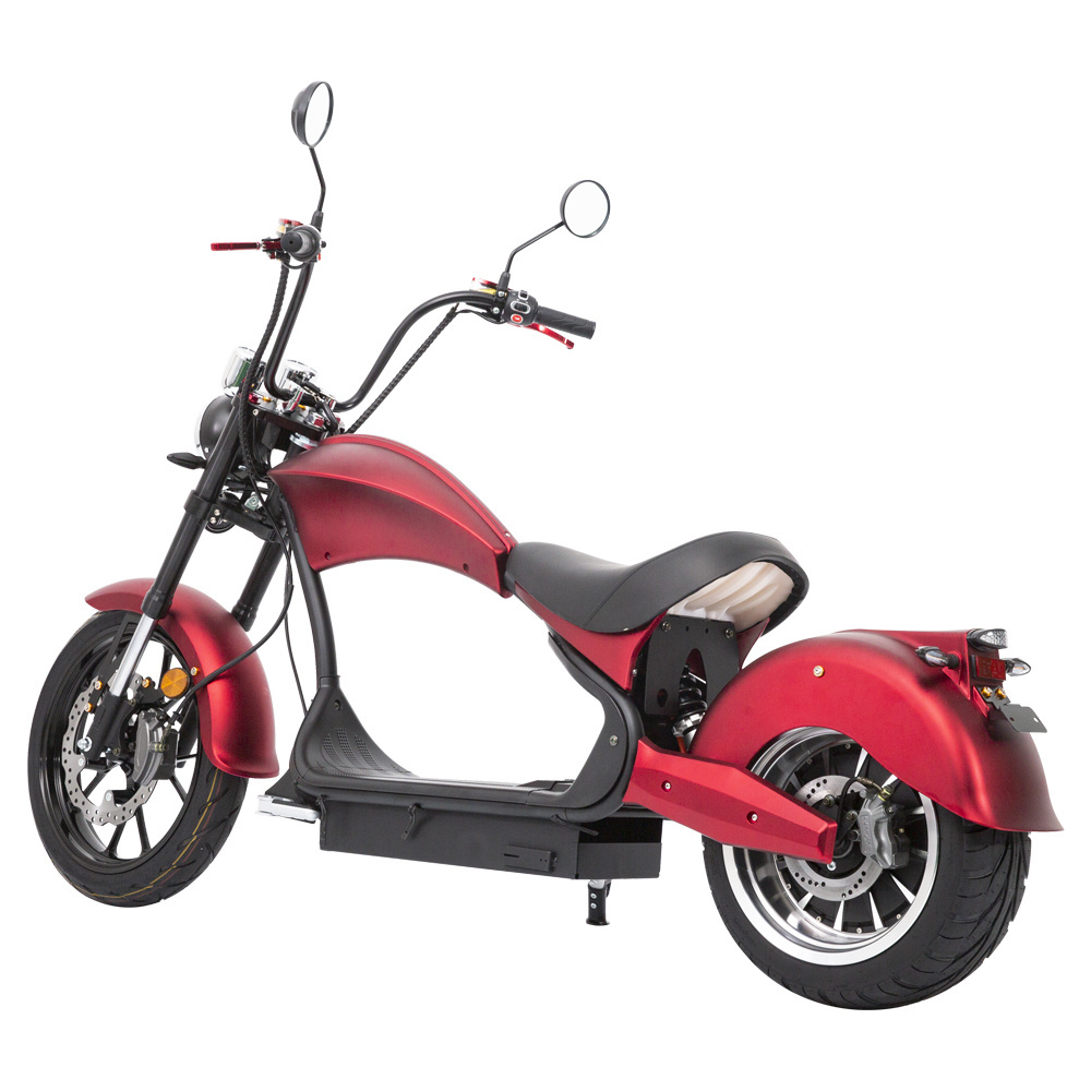 GPS E Chopper Adult EEC COC Electric Scooter With Alarm Unisex Electric Motorcycle 3 Speed