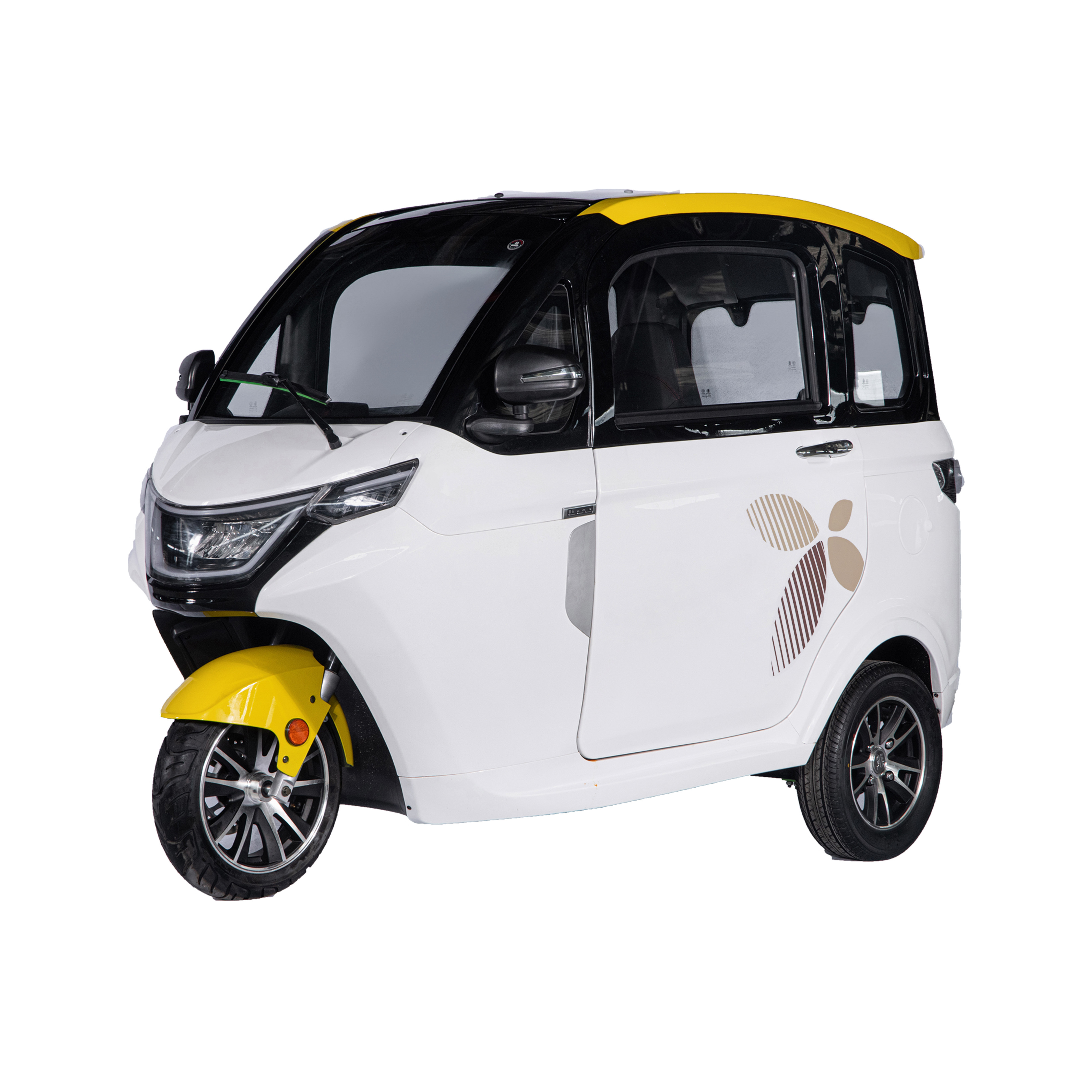 Europe Hot Sale COC Electric Tricycles Passenger Car Closed Cabin 3 Wheel Electric Mini Car 3 Seat