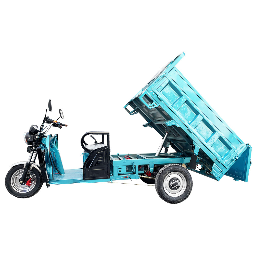 2022 Fully Automatic Electric Tricycles Cargo Tricycle Scooter 1200kg/1500kg Kid Tricycle with Back Seat Parts