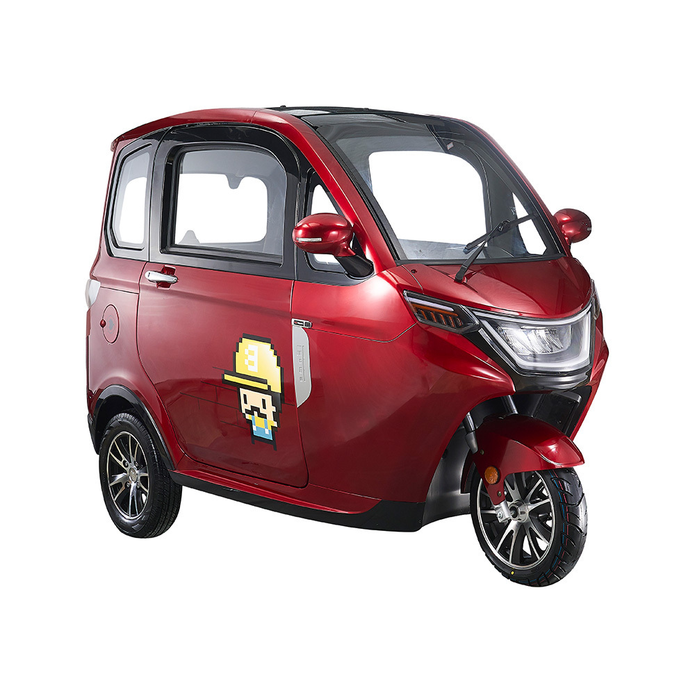 Europe Hot Sale COC Electric Tricycles Passenger Car Closed Cabin 3 Wheel Electric Mini Car 3 Seat