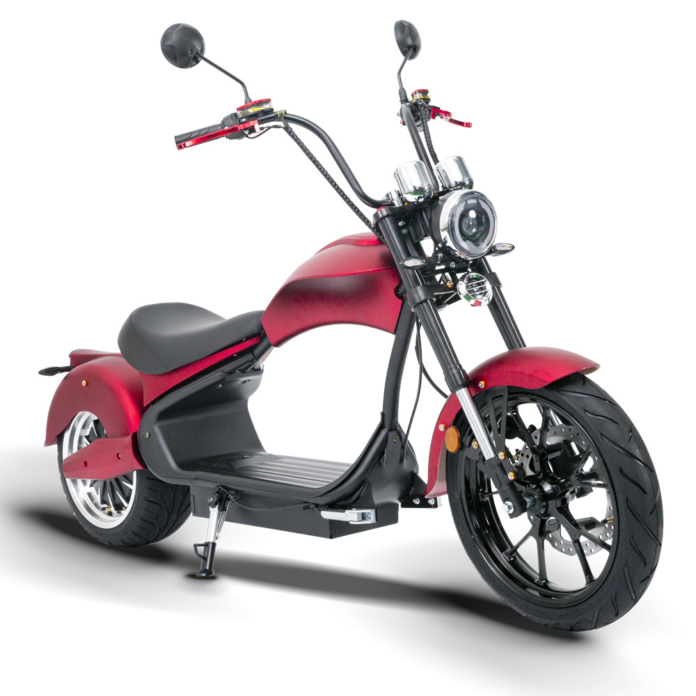 GPS E Chopper Adult EEC COC Electric Scooter With Alarm Unisex Electric Motorcycle 3 Speed