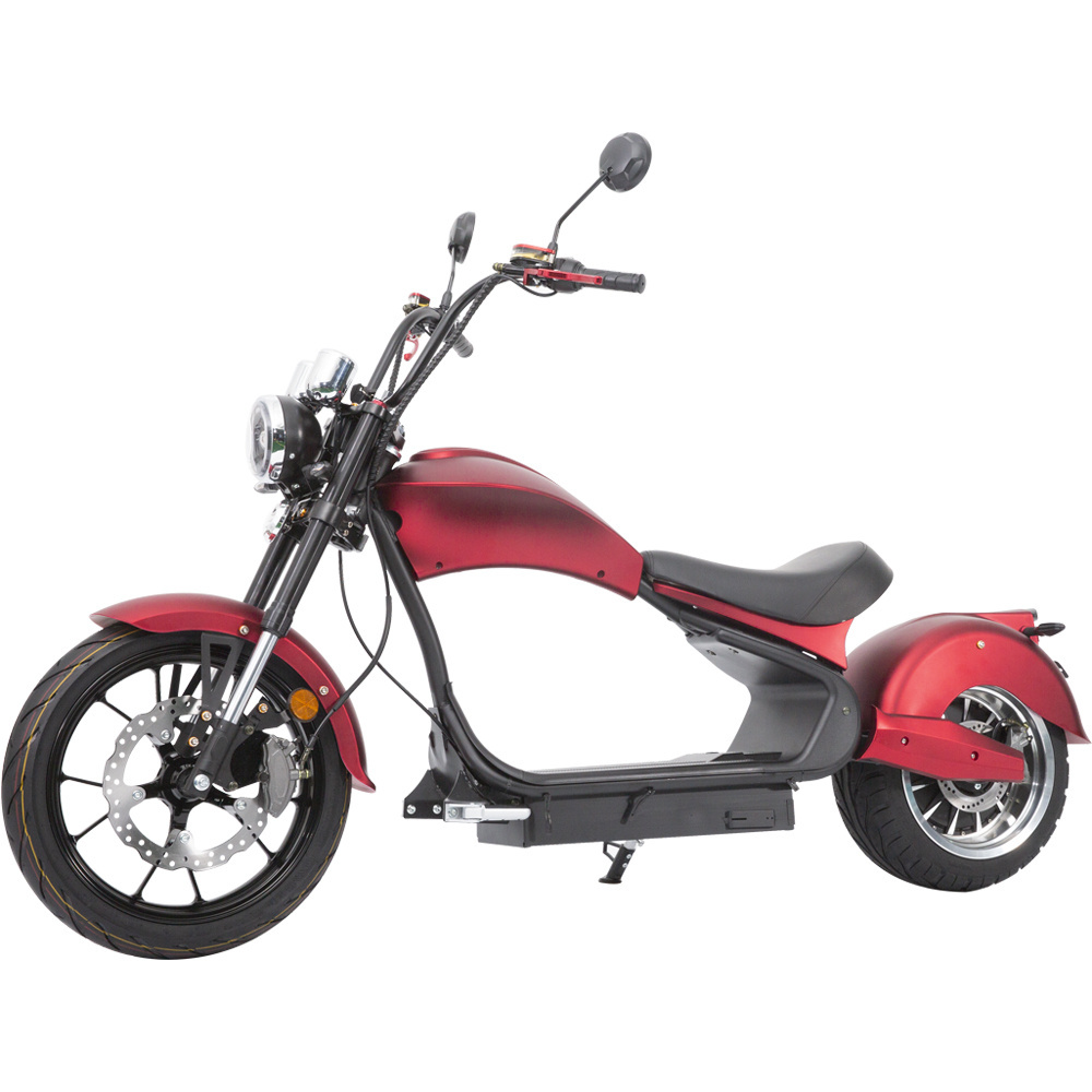 GPS E Chopper Adult EEC COC Electric Scooter With Alarm Unisex Electric Motorcycle 3 Speed