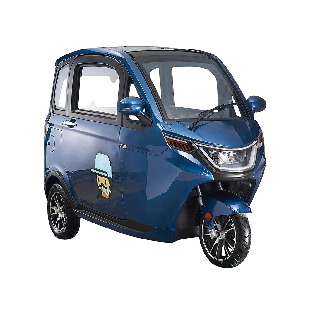 Europe Hot Sale COC Electric Tricycles Passenger Car Closed Cabin 3 Wheel Electric Mini Car 3 Seat