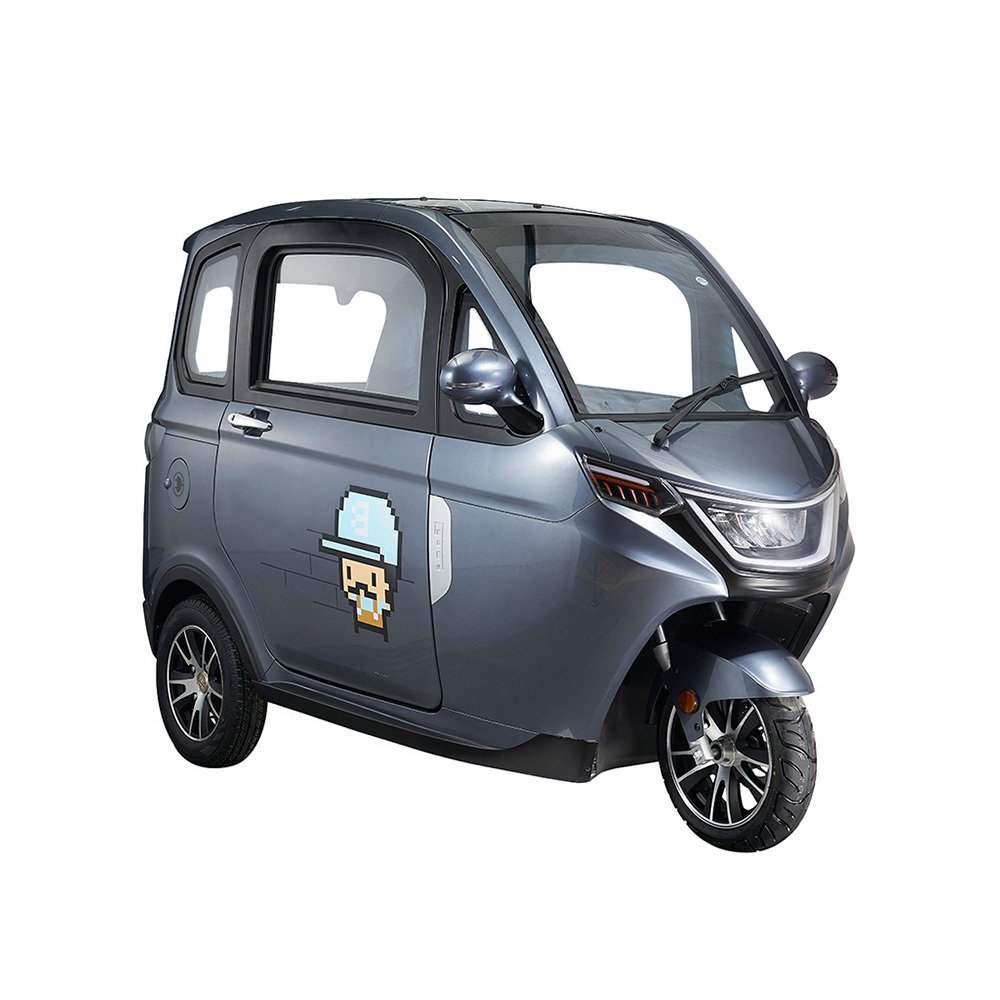 Europe Hot Sale COC Electric Tricycles Passenger Car Closed Cabin 3 Wheel Electric Mini Car 3 Seat