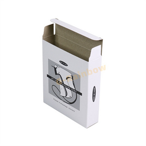 Biodegradable Corrugated Tagging Gun 2 tuck End Folding Carton Box Custom Recycle Straight Tuck Packaging Paper Boxes