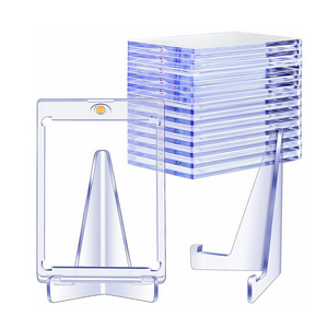 PS  Display Stand for Sport Card Basketball Football Cards Custom 68mm Graded Card Coin Slabs Display Stand Rack