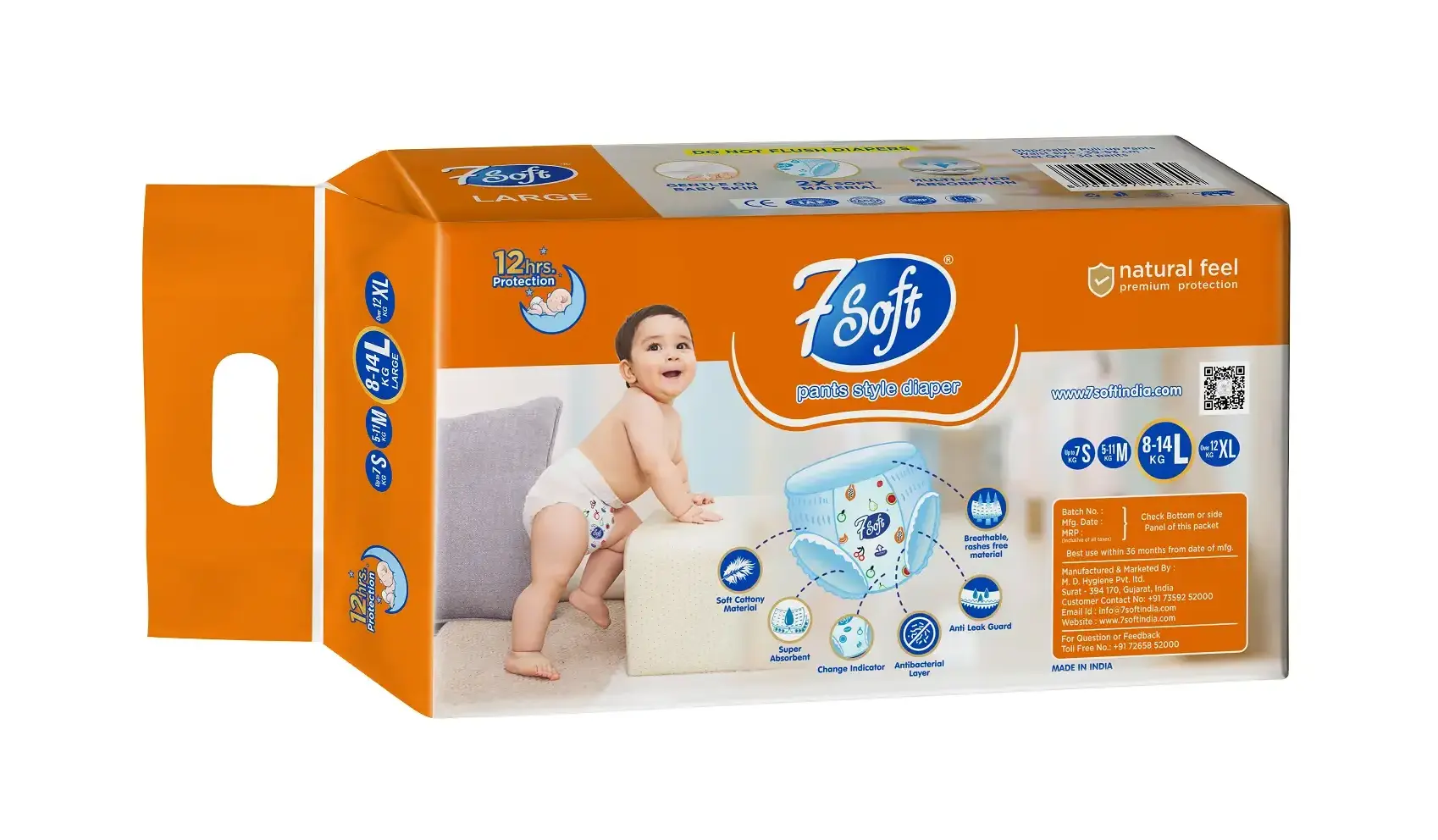 Wholesale Supply Baby Diaper Large Size Jumbo Pack Diapers for Available in Bulk Supply from Indian Exporter