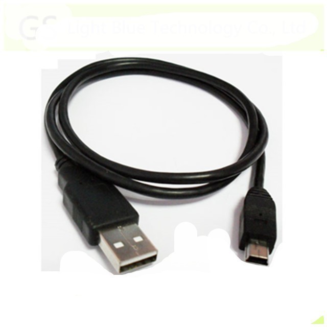 Custom Mini USB 2.0 Data Sync Charger Cable Type A Male To Mini B USB Cable