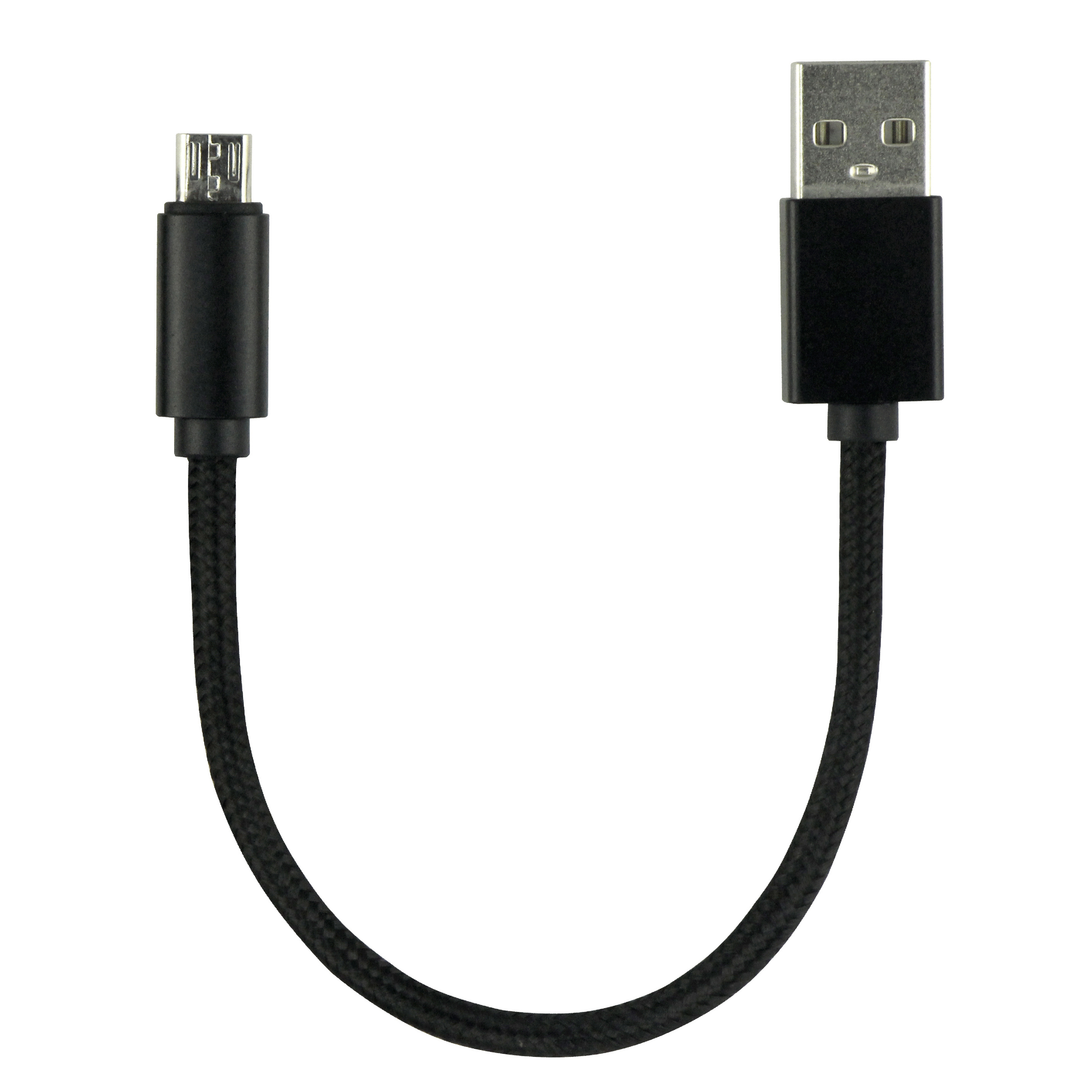 20cm Short Micro USB Cable Android Nylon Braided Sync and Fast Charging Cable for Samsung