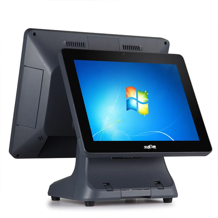 15inch Modern All in One Automatic Online Linux Cash Register with Card Reader