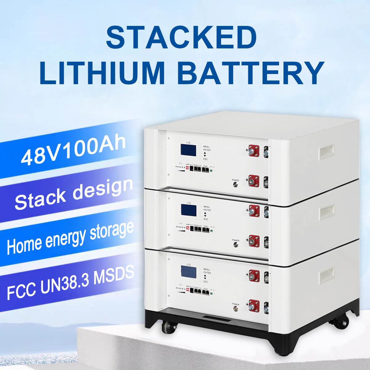 48V 5Kwh 10Kwh Batterie Fotovoltaico Agli Ioni Di Litio Lifepo4 Energy Storage Lithium Ion Batteries Smart