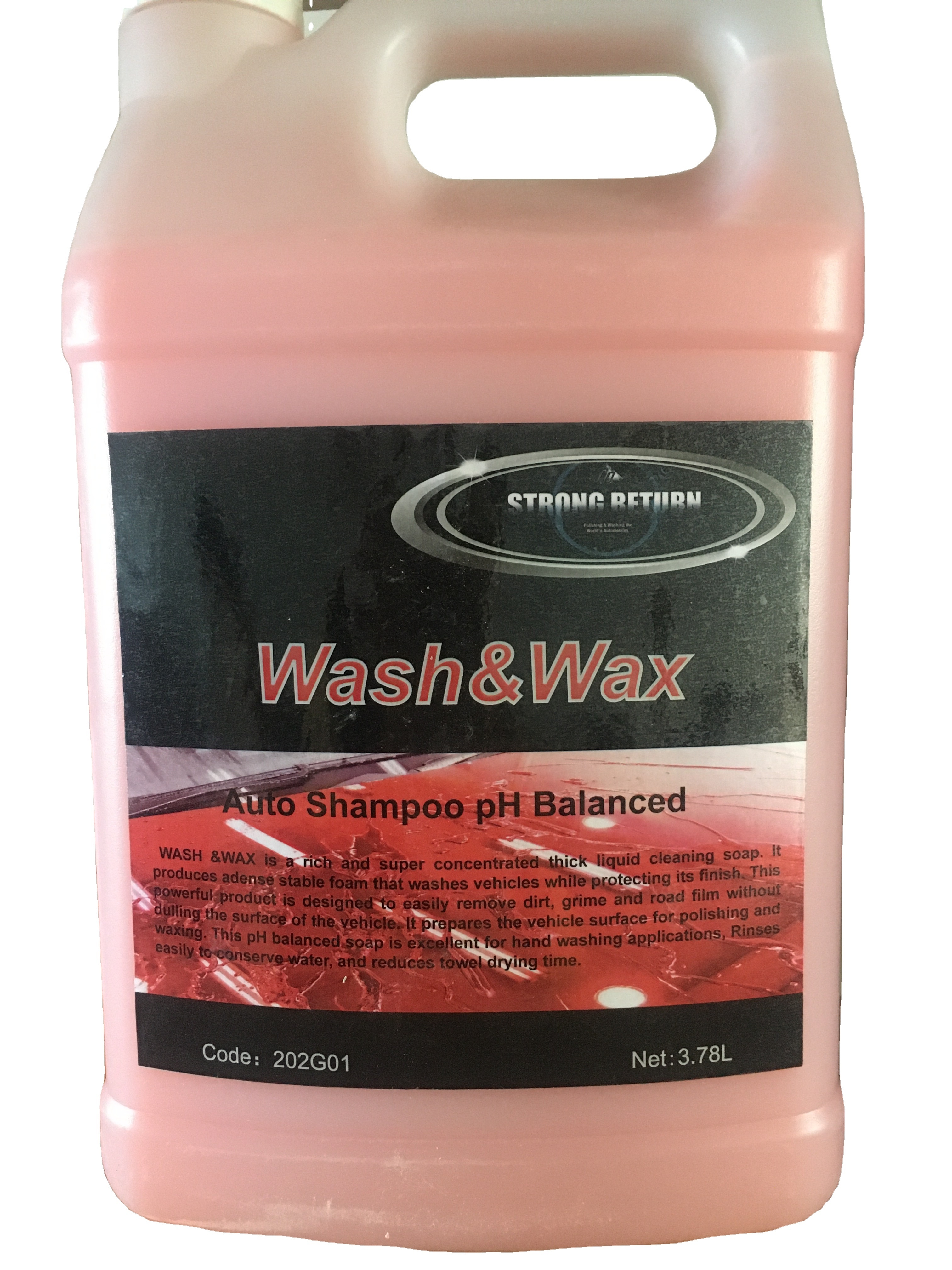 ISO 9001 certificated Concentrated automatic car wash & wax soap wash shampoo for car cleaning