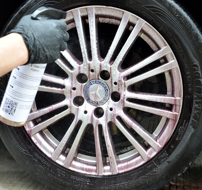 106 Auto Detailing Product Car Wheel Trim Hub Clean Iron Fallout Remover bleeding purple pH balanced iron remover wheel cleaner