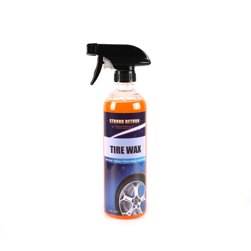 703B water based  high shine tire dressing wax coating