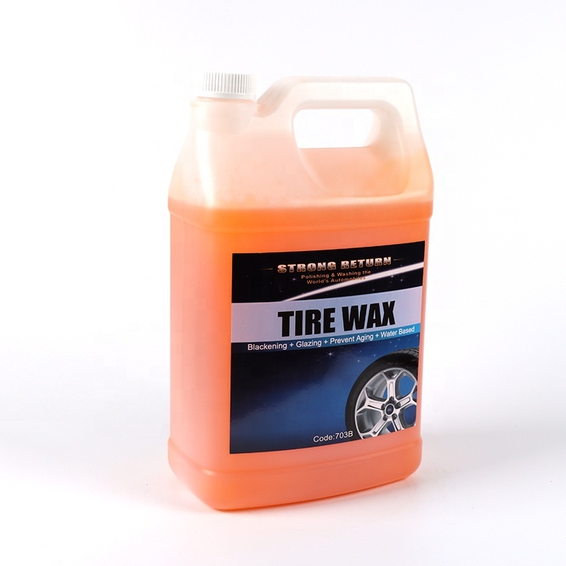 703B water based  high shine tire dressing wax coating