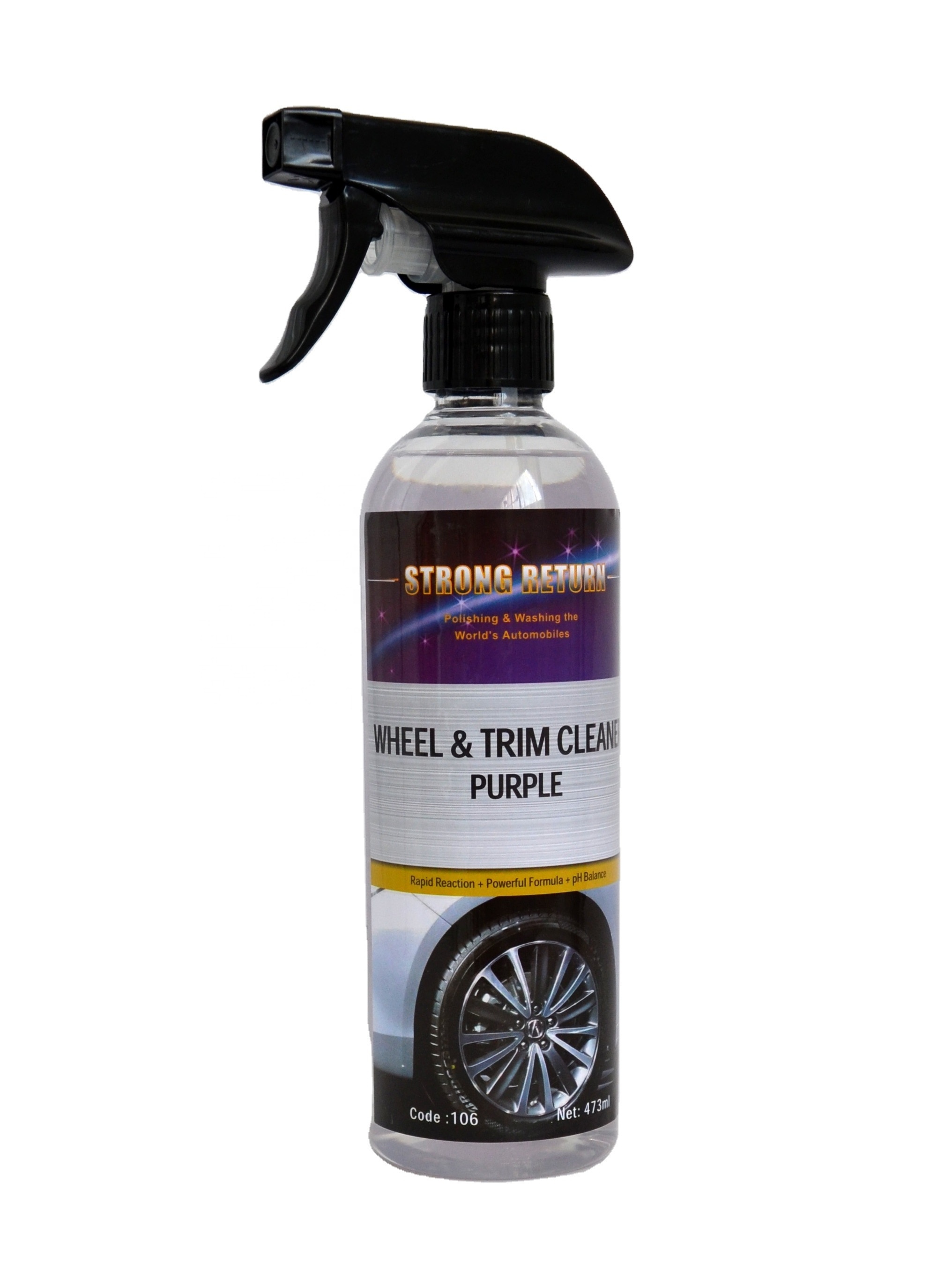 iron remover fast cleaning brake dust cleaner wheel cleaner purple color  16oz