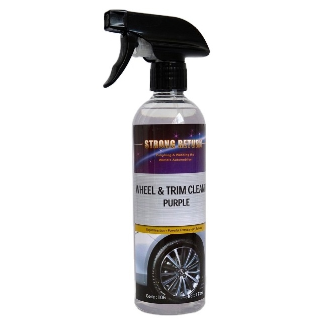 Hot sale fast delivery purple iron remover wheel cleaner spray