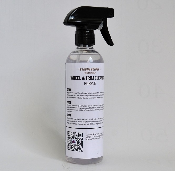 Hot sale fast delivery purple iron remover wheel cleaner spray