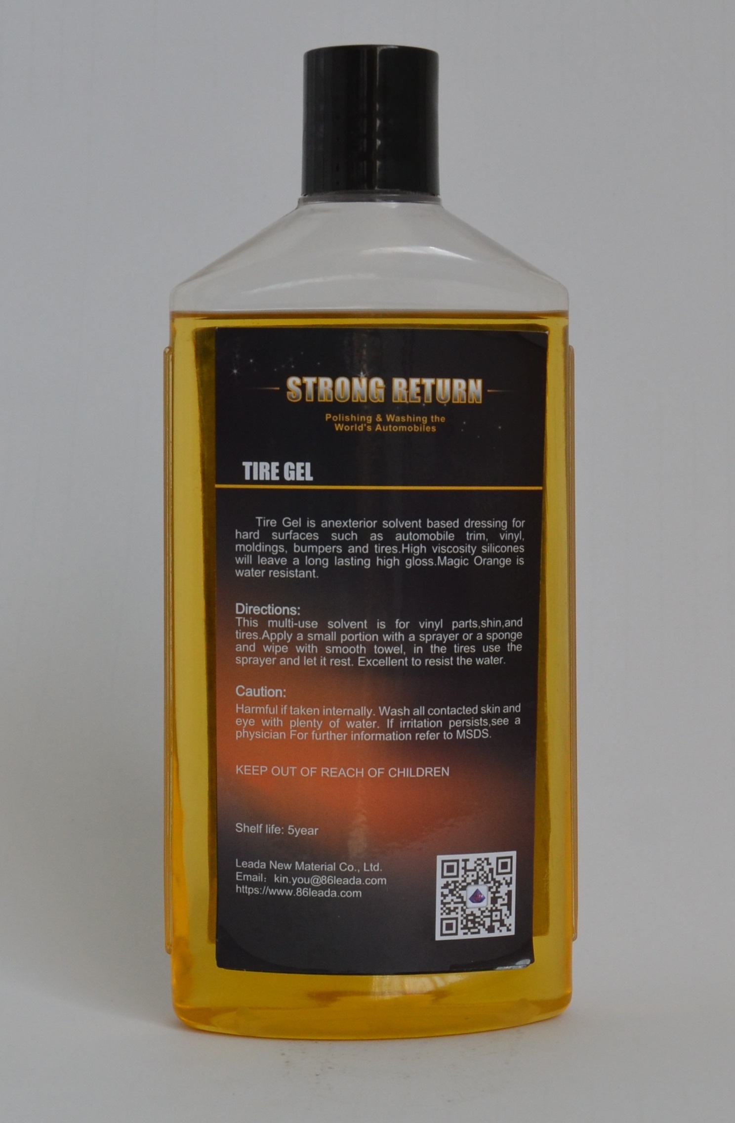 High quality oil based shine gloss coating solvent based tire dressing tire gel