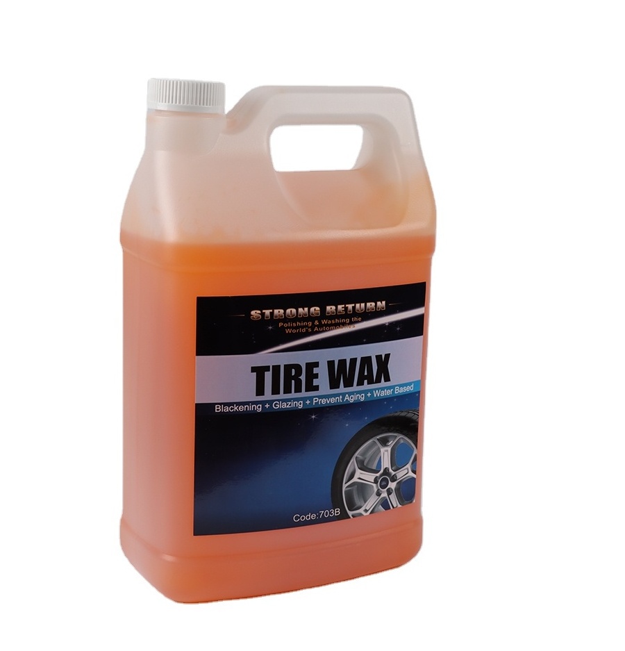 Water based  high shine tire dressing wax coating high shine tire wax for automobile tire gel coating