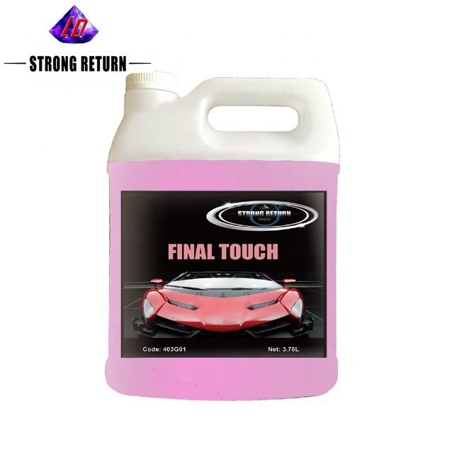 Premium formula quick detailing final touch spray detailer liquid spray wax for car detailing enhances gloss