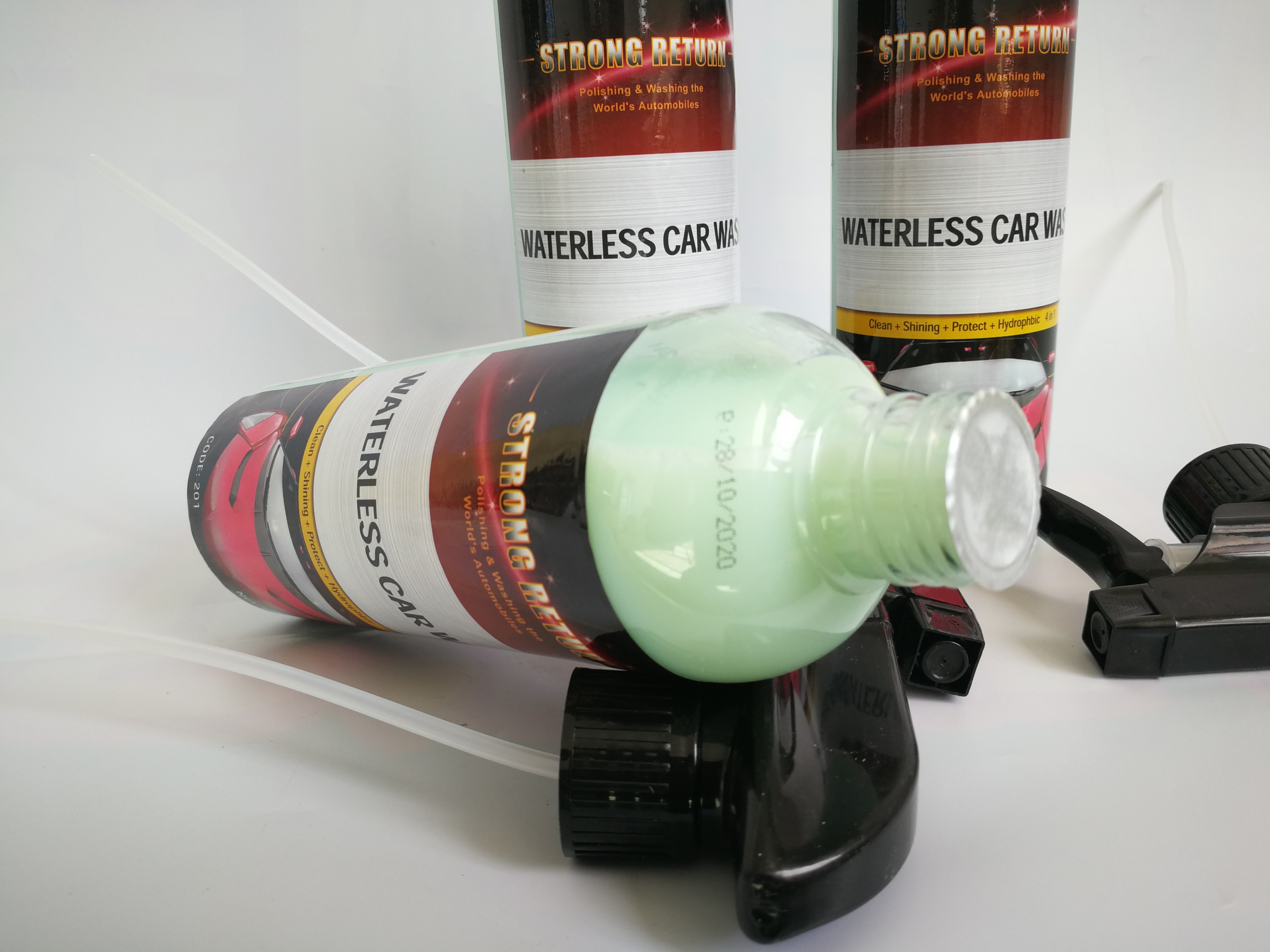 Auto detailer spray waterless wash and wax car dry cleaning spray OEM