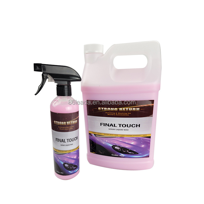 car quick detailing spray liquid wax final  touch auto detail liquid wax spray