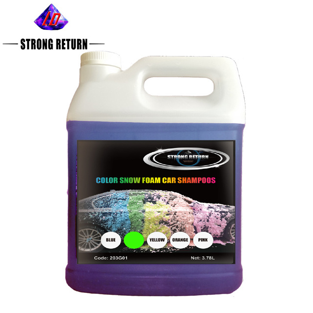 Car accessories cleaning chemical Car Care Color Snow Foam Washing Shampoo