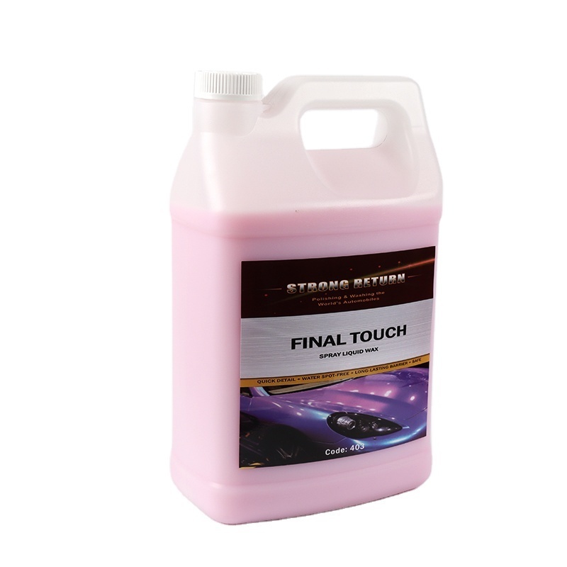 Premium formula quick detailing final touch spray detailer liquid spray wax for car detailing enhances gloss