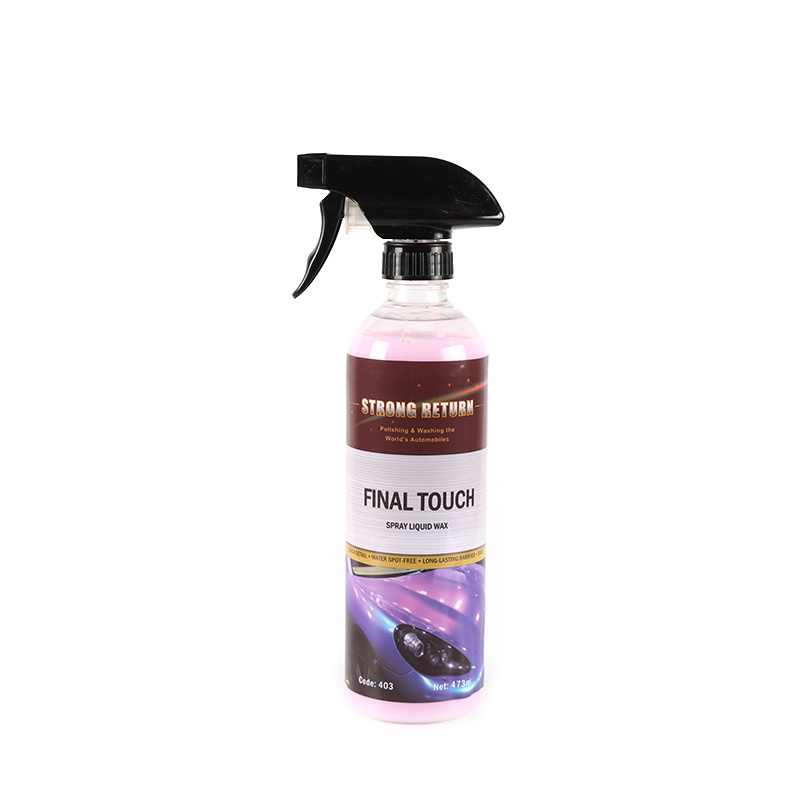 car quick detailing spray liquid wax final  touch auto detail liquid wax spray